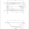 Petite Small Bath 1400 Tech View