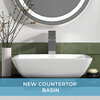 Front View of New Square Countertop Sink for Jivana Range