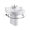 Extra Product Image For Burlington Edwardian Round Basin 56Cm And Semi Pedestal 1