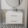 Extra Product Image For Sonix Ceramic Basin White Front View 1