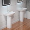 Summit 600 Basin and Pedestal straight Modern